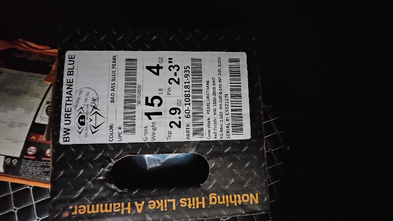 판매완료 블랙위도우 우레탄 블루 15P