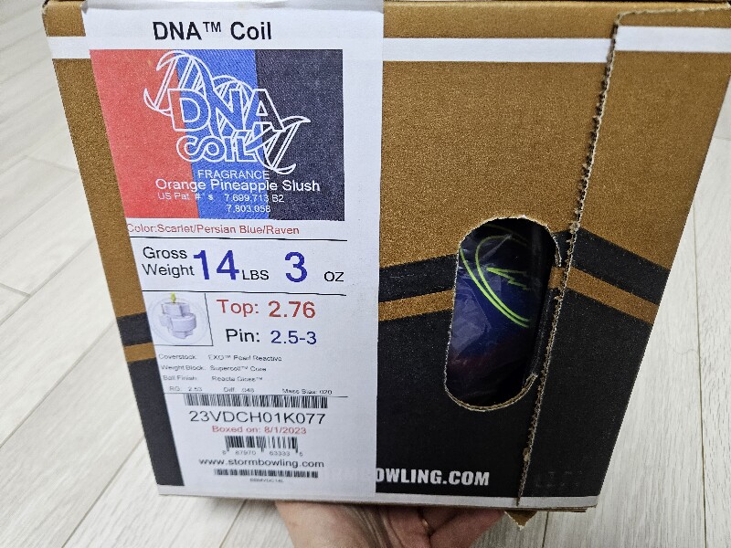 스톰 볼링공 DNA coil