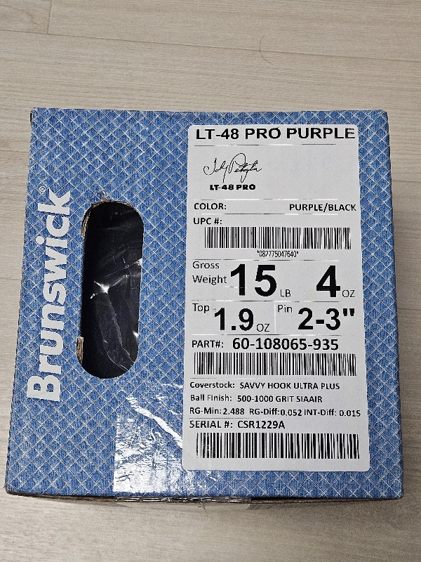 [공인구] LT-48 PRO PURPLE 15p